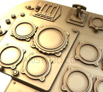 Art panel (PD_0279) 3D model for CNC machine